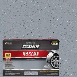 Rust-Oleum RockSolid Extreme High-Gloss Gray Polycuramine Garage Floor Coating Kit 152 oz