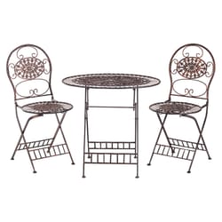 Alpine 3 pc Brown Modern Bistro Set