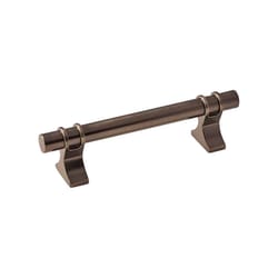 Amerock Davenport Bar Cabinet Pull 3-3/4 in. Gunmetal 1 pk