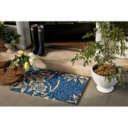 Entryways 24 in. W X 36 in. L Multi-Color Tulip and Willow Coir Door Mat