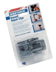 Sheetrock  1.88 ft. L x 1.25 in. W Reinforced Metal  White  Wall Repair Kit 