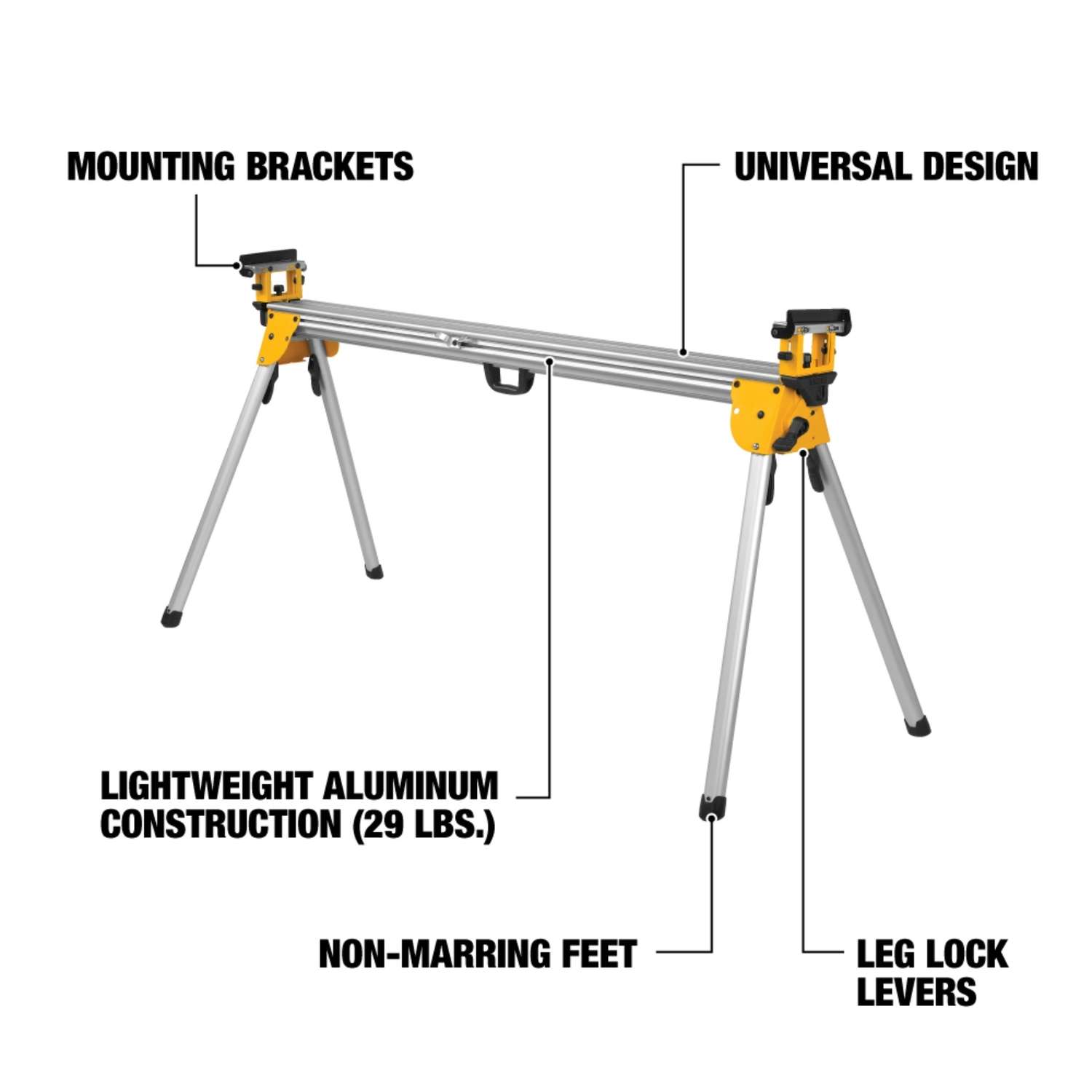 DeWalt - DWX723 - Heavy-Duty Miter Saw Stand