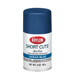 Krylon Short Cuts Gloss Ocean Blue Spray Paint 3 oz