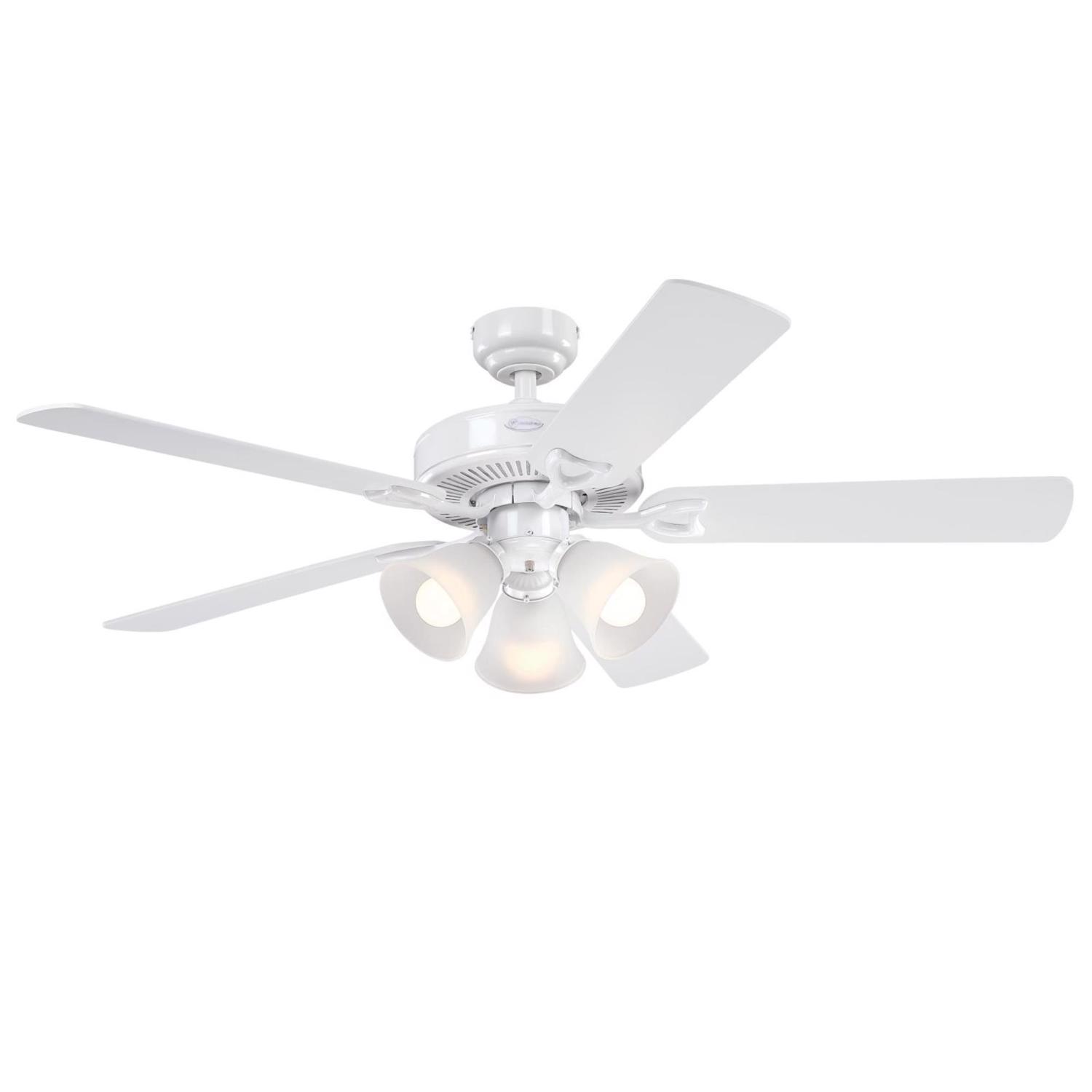 Westinghouse Vintage 52 in. White LED Indoor Ceiling Fan Uae Electronic uaeelectronic.com