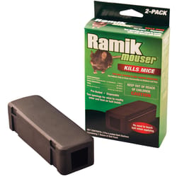 Ramik Mouser Fish-Flavored Bait Station and Bait Blocks For Mice and Rats 2 pk