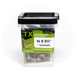 Big Timber No. 14 Ga. X 2 1/2 in. L Star Round Head Construction Screws 1 lb 100 pk