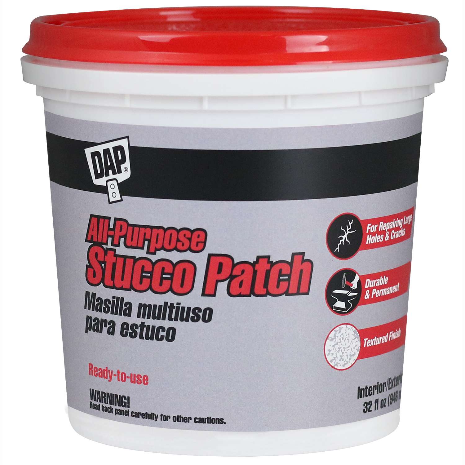 Dap 1 qt. Indoor and Outdoor Stucco Patch - Ace Hardware