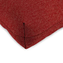 Jordan Manufacturing Red Polyester Wicker Seat Cushion 4 in. H X 19 in. W X 19 in. L