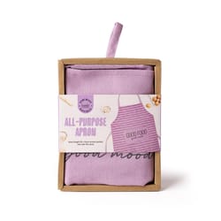 Krumbs Kitchen Homemade Happiness 1 pocket Purple Cotton Apron