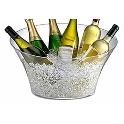 Prodyne Le Grand Clear Polymer Party Ice Bucket