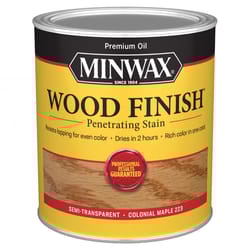 Minwax Wood Finish Semi-Transparent Colonial Maple Oil-Based Penetrating Wood Stain 1 qt