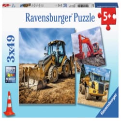 Ravensburger Diggers At Work Puzzle Multicolored 147 pc