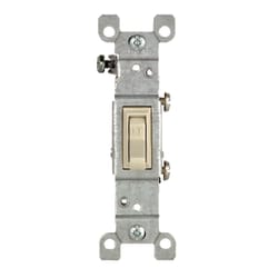 Leviton CO/ALR 15 amps Toggle Switch Ivory 1 pk