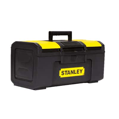 Stanley 16 in. Tool Box 6.4 in. W x 8.8 in. H Black/Yellow - Ace Hardware