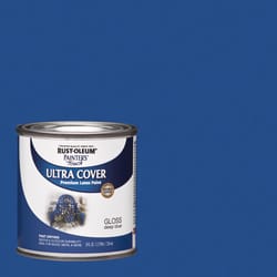 Rust-Oleum Painter's Touch Gloss Deep Blue Water-Based Protective Enamel Exterior and Interior 8 oz