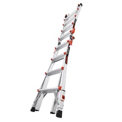 Little Giant Velocity 18 ft. H Aluminum Telescoping Multi-Position Ladder Type IA 300 lb. capacity