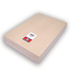 Midwest Products 2 in. X 8 in. W X 1 ft. L Basswood Block #2/BTR Premium Grade