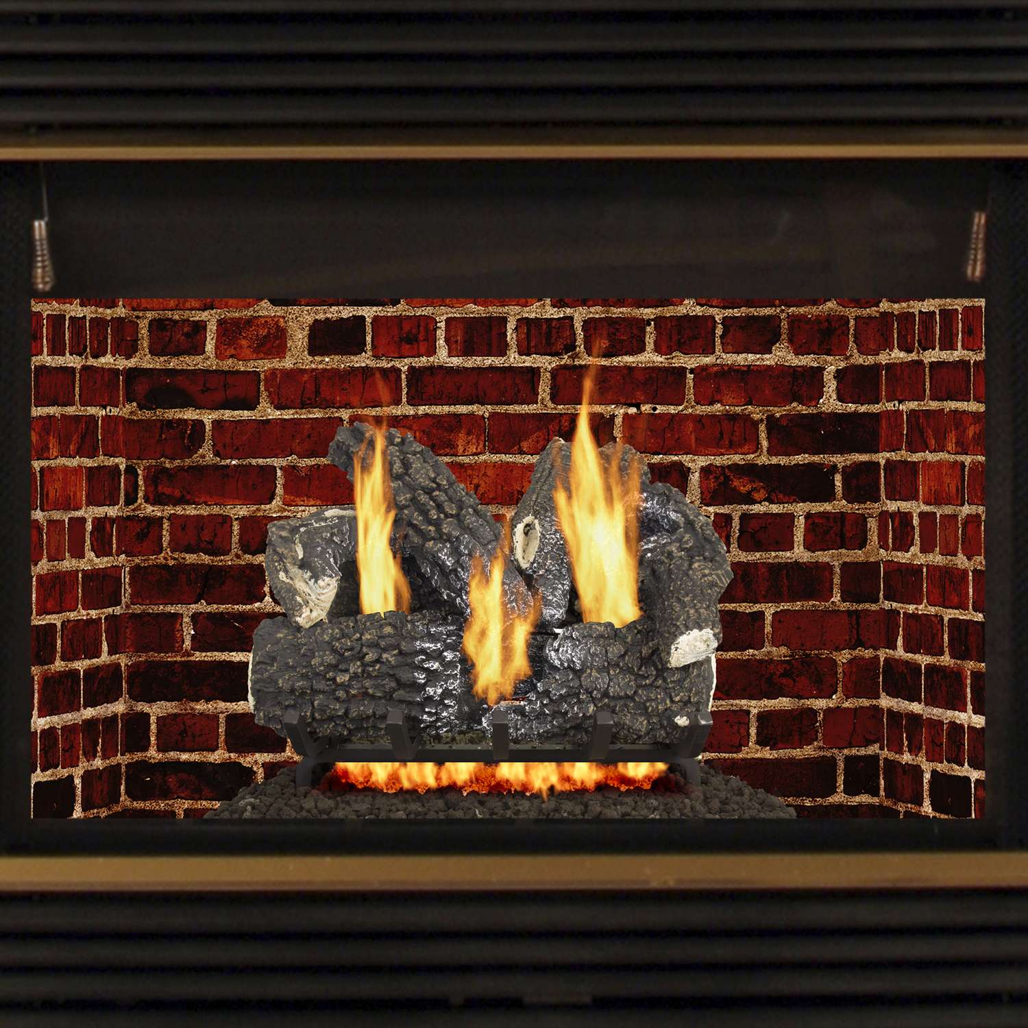 Pleasant Hearth Arlington Ash Fireplace Log Set Unlimited hr 45 lb - Ace  Hardware