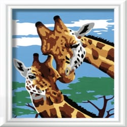Ravensburger CreArt Cute Giraffes Paint By Number Set Multicolored 14 pc