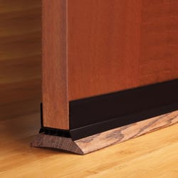 M-D BUILDING PRODUCTS Black Vinyl Under Door Seal For Doors 36 in. L X 1.75 in.