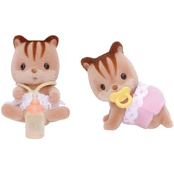 Calico Critters Chipmunk Twins Dolls 2 pc
