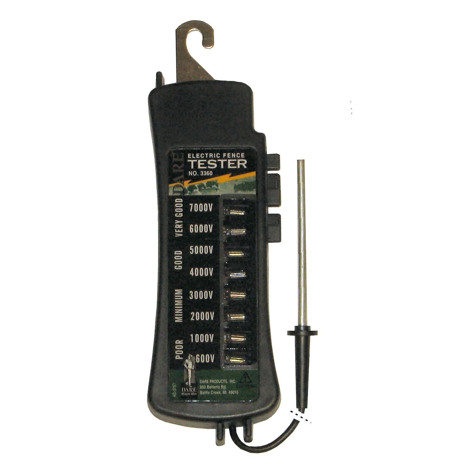 Dare 7000 V Electric-Powered Eight Light Tester Black Dare 7000 V Electric-Powered Eight Light Tester Black