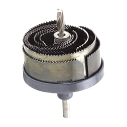 GreatNeck Assorted in. Steel 1 in. L X 1/4 in. D 7-in-1 Hole Saw