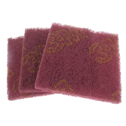 3M Synthetic Fibers Medium Duty Scrubbing Pad For Multi-Purpose 9 in. L 20 pk