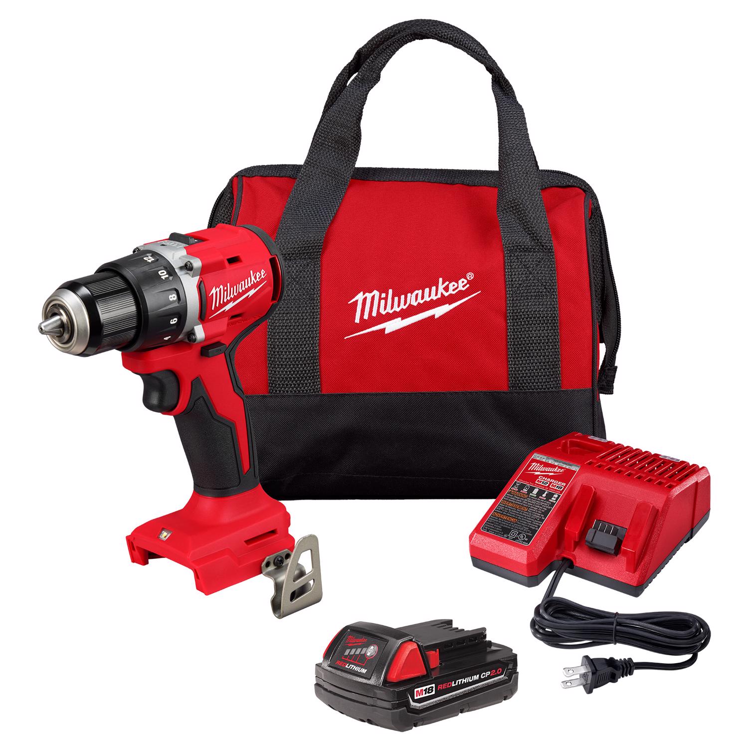 Photos - Drill / Screwdriver Milwaukee M18 Compact Next Gen 1/2 in. Brushless Cordless Drill/Driver Kit 