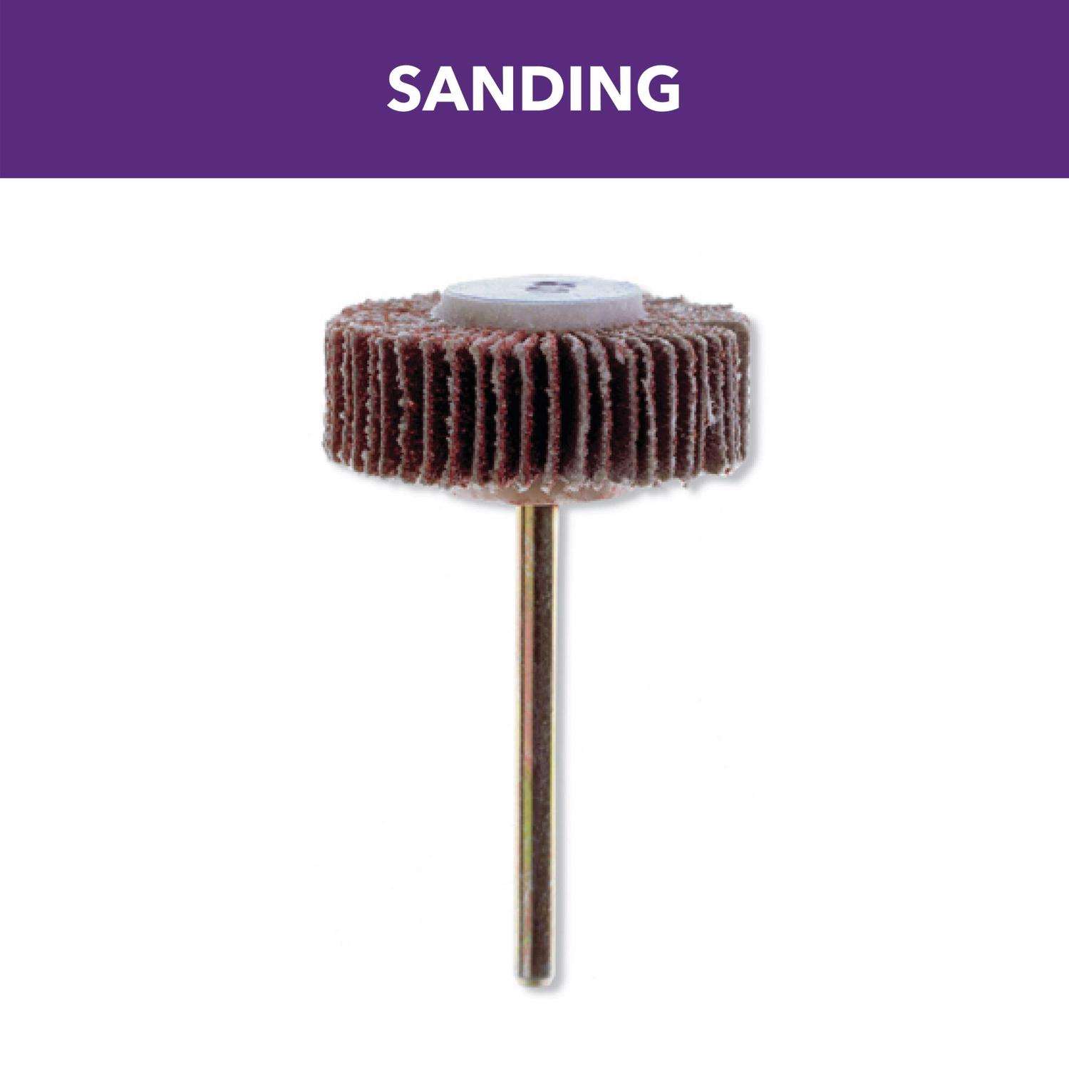 Dremel 3/8 in. D Emery Flap Wheel Sander 80 Grit 1 pc Ace Hardware