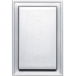 Builders Edge 12 in. H X 1-1/2 in. L Prefinished White Vinyl Mounting Block