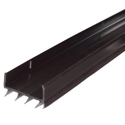 M-D BUILDING PRODUCTS Brown Vinyl U-Shaped Bottom For Doors 36 in. L X 1.13 in.