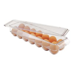 iDesign Linus 3 in. H X 14.5 in. D Plastic Egg Holder