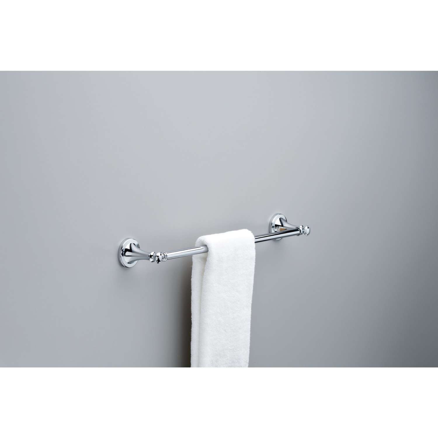 Delta Silverton Chrome Towel Bar 18 in. L Die Cast Zinc