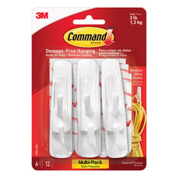 3M Command Mini Foam Adhesive Strips 1.177 in. L 12 pk - Ace Hardware