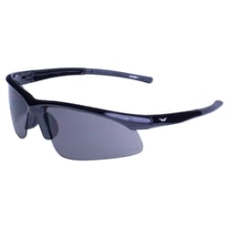 Global Vision Ambassador Rimless Safety Sunglasses Smoke Lens Black Frame 1 pc
