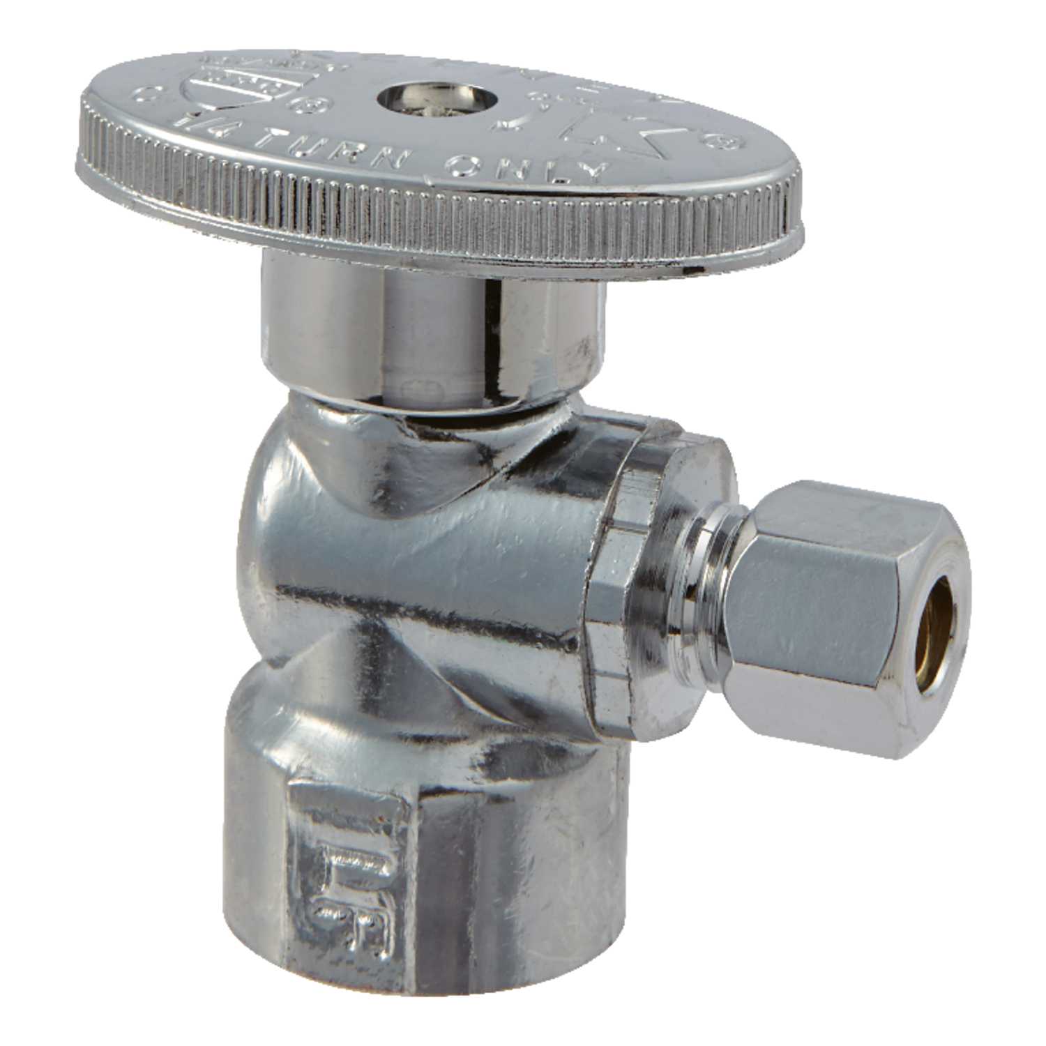 compression angle stop valve