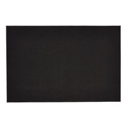 Chilewich 24 in. W X 36 in. L Black Solid Vinyl Utility Mat