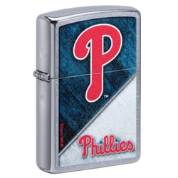 Zippo Silver Philadelphia Phillies Lighter 1 pk