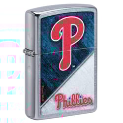 Zippo Silver Philadelphia Phillies Lighter 1 pk