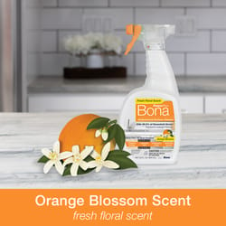 Bona PowerPlus Orange Blossom Scent Antibacterial Cleaner Liquid Spray 22 oz