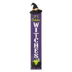 Glitzhome 48 in. Witch Hat Halloween Decor