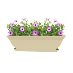 Misco Flare 6.14 in. H X 7 in. W Plastic Window Box Latte Quartz