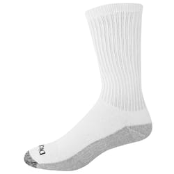 Dickies Dri-Tech Men's 6-12 Crew Socks White