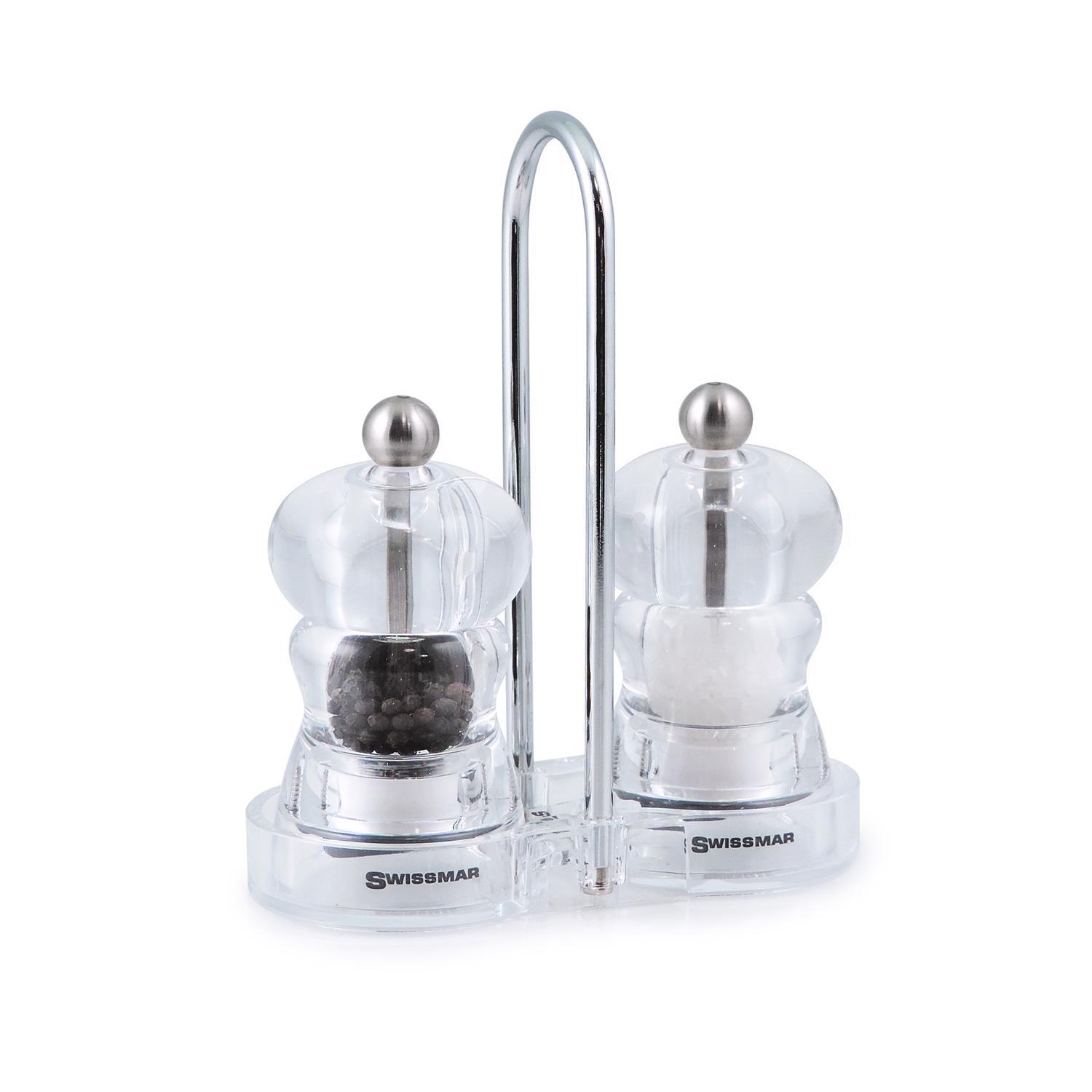 Swissmar Clear Acrylic Salt and Pepper Set 1 pk Sansujyuku sansujyuku.com