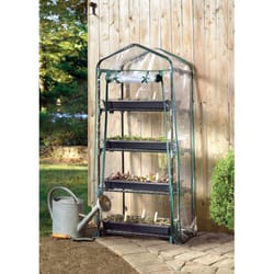 Miracle-Gro Clear 57 in. H X 23 in. W Greenhouse