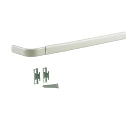 Kenney Enamel White Curtain Rod 28 in. L X 48 in. L