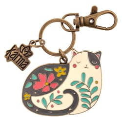 Karma Cat Key Chain Metal 1 pk