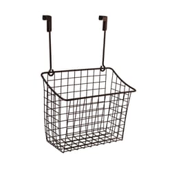 Spectrum Grid 6.5 in. L X 10.25 in. W X 14 in. H Brown Cabinet Basket