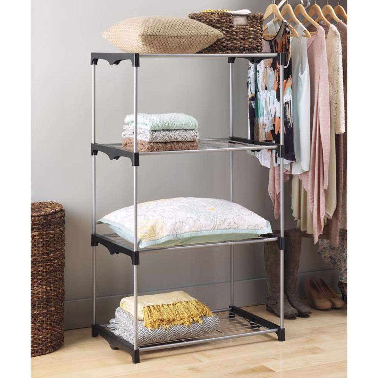 Whitmor 54 in. H X 19.5 in. W X 31.5 in. D Metal Closet Shelves